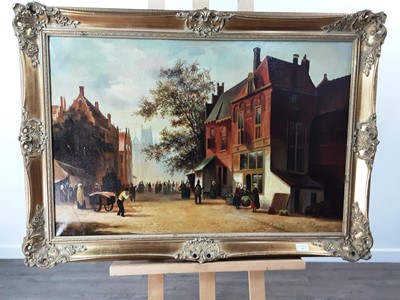 Lot 400 - BRITISH SCHOOL, STREET SCENE