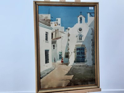 Lot 171 - MIXED MEDIA STREET SCENE