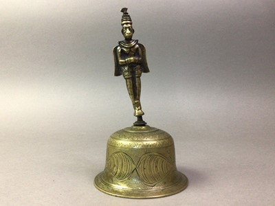 Lot 184 - INDIAN BRASS TABLE BELL