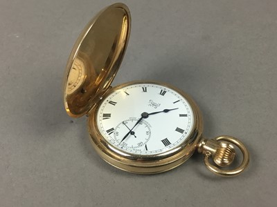 Lot 96 - LIMIT GOLD PLATED POCKET WATCH