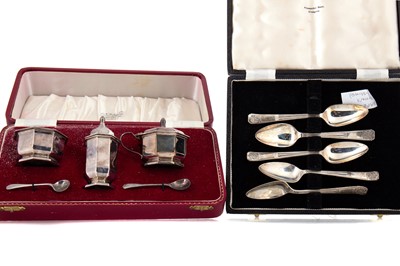 Lot 169 - ELIZABETH II SILVER CRUET