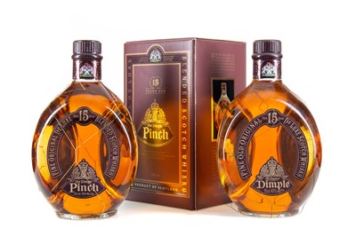 Lot 218 - DIMPLE 15 YEAR OLD 75CL AND PINCH 15 YEAR OLD 75CL