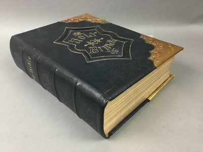 Lot 198 - LARGE HOLY BIBLE