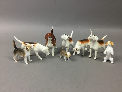 Lot 202 - COLLECTION OF CERAMIC FIGURES OF DOGS