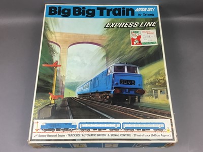 Lot 206 - BIG BIG TRAIN EXPRESS SET BY TRI-ANG