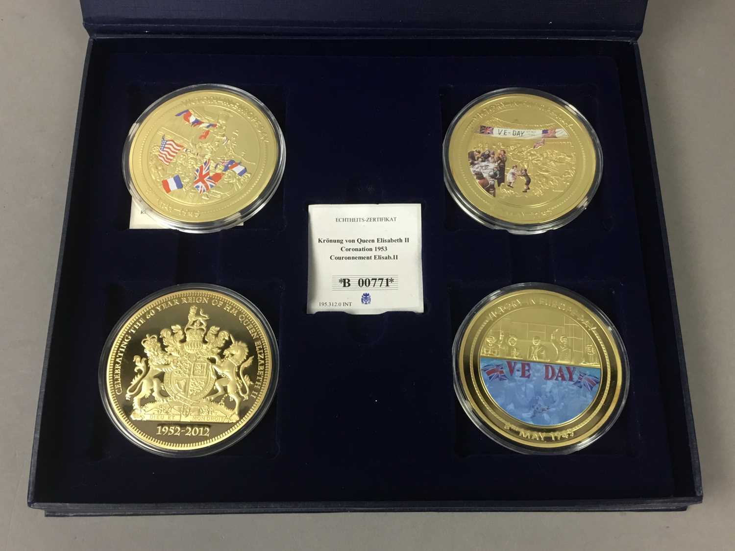 Lot 266 - WINDSOR MINT 70 YEARS END OF WWII COIN SET