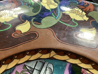 Lot 539 - FREDERICK RHEAD (BRITISH, 1880–1942) FOR WILEMAN & CO, FOLEY POTTERY 'INTARSIO' CHARGER