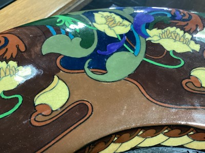 Lot 539 - FREDERICK RHEAD (BRITISH, 1880–1942) FOR WILEMAN & CO, FOLEY POTTERY 'INTARSIO' CHARGER