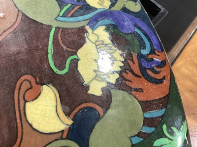 Lot 539 - FREDERICK RHEAD (BRITISH, 1880–1942) FOR WILEMAN & CO, FOLEY POTTERY 'INTARSIO' CHARGER