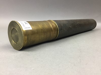 Lot 269 - SINGLE-DRAW TELESCOPE