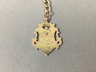 Lot 274 - NINE CARAT GOLD DUX MEDAL