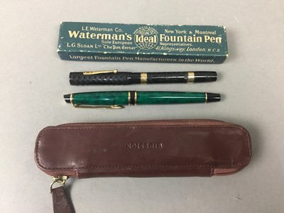 Lot 283 - TWO WATERMAN'S PENS