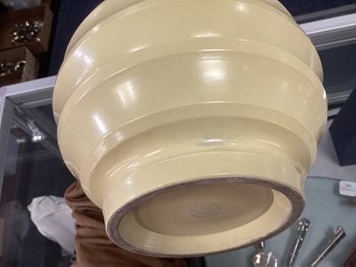 Lot 291 - KEITH MURRAY (NEW ZEALAND, 1892-1981) FOR WEDGWOOD, FOOTBALL VASE