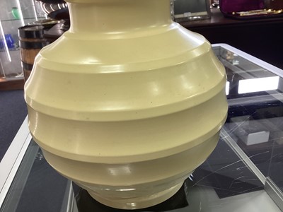 Lot 291 - KEITH MURRAY (NEW ZEALAND, 1892-1981) FOR WEDGWOOD, FOOTBALL VASE