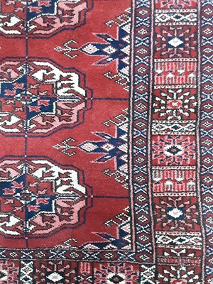 Lot 399 - RED GROUND RUG