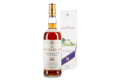 Lot 67 - MACALLAN 1971 18 YEAR OLD 75CL