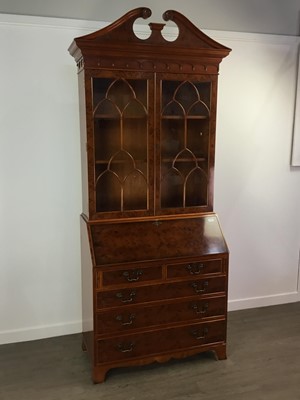 Lot 231 - REPRODUCTION BUREAU BOOKCASE