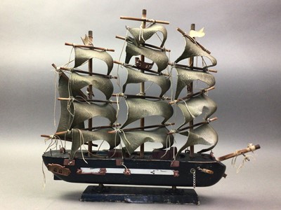 Lot 433 - TWO DECORATIVE MODEL SHIPS