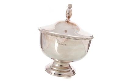 Lot 202 - ELIZABETH II SILVER CAVIAR BOWL AND COVER