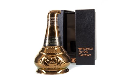 Lot 225 - WHYTE & MACKAY 12 YEAR OLD POT STILL DECANTER 75CL