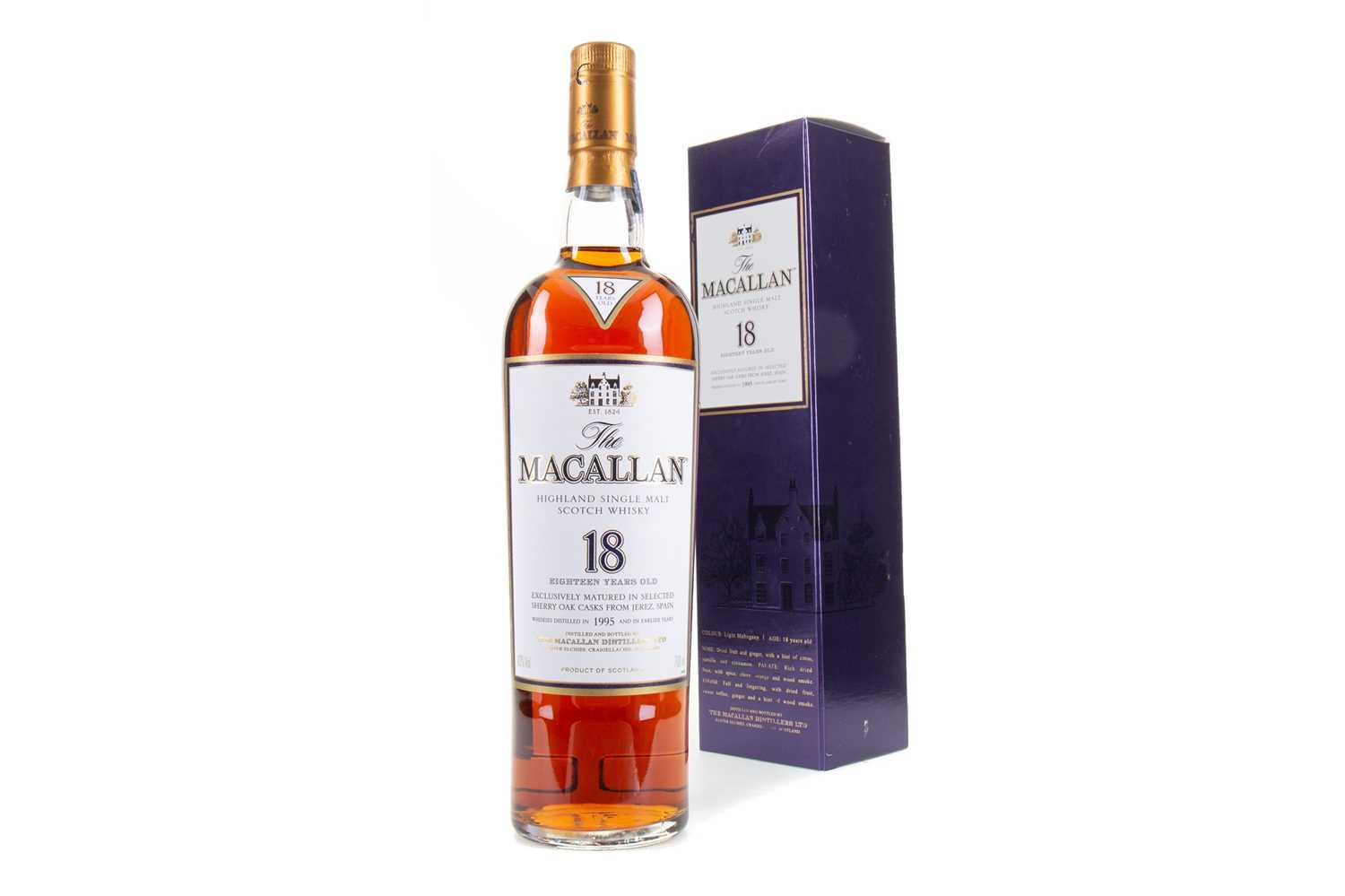 Lot 18 - MACALLAN 1995 18 YEAR OLD