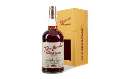 Lot 34 - GLENFARCLAS 1990 FAMILY CASK #5099 RELEASE VIII