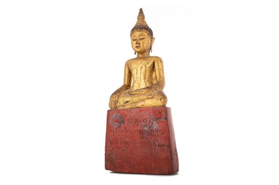 Lot 1085A - SOUTH EAST ASIAN GILT WOOD BUDDHA