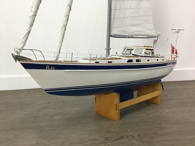 Lot 389 - MODEL OF A YACHT