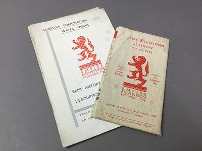 Lot 502 - COLLECTION OF GLASGOW EMPIRE EXHIBITION 1938 PAPER EPHEMERA