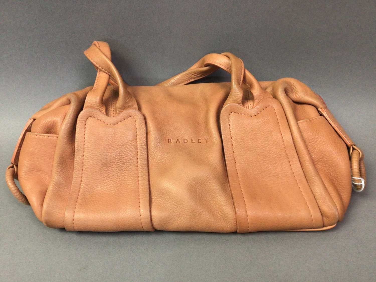 Lot 580 - TAN LEATHER RADLEY HANDBAG