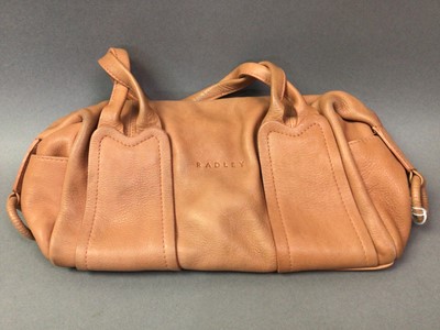 Lot 580 - TAN LEATHER RADLEY HANDBAG