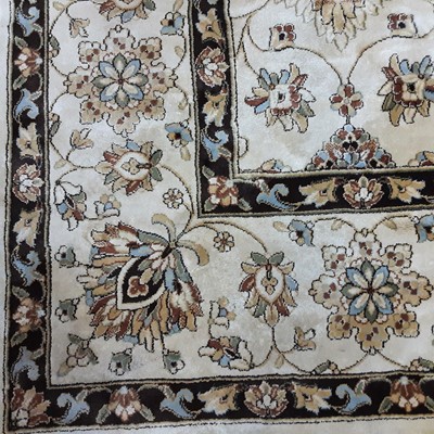 Lot 840A - SAROOK KASHAN SILK RUG