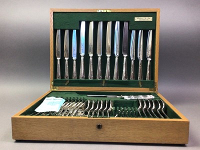 Lot 603 - CANTEEN OF SILVER PLATED CUTLERY