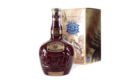 Lot 232 - CHIVAS ROYAL SALUTE 21 YEAR OLD RUBY DECANTER