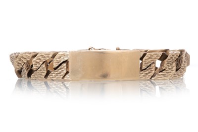 Lot 514 - GOLD ID BRACELET