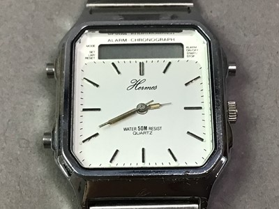 Lot 515 - GENT'S HERMES WRIST WATCH