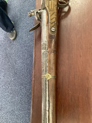 Lot 38 - AFGHAN JEZAIL FLINTLOCK MUSKET