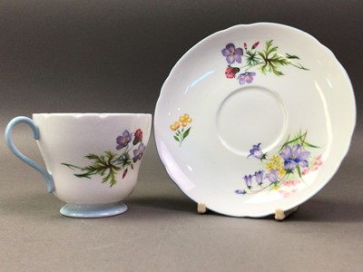 Lot 114 - SHELLEY WILD FLOWERS PART TEA SERVICE