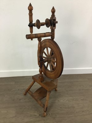 Lot 108 - VINTAGE SPINNING WHEEL