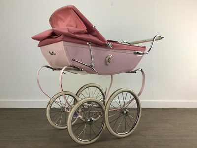 Lot 152 - GROUP OF TWO SILVER CROSS PRAMS