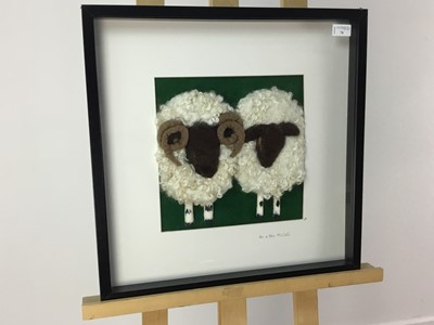 Lot 76 - WOOL ARTWORK BY SHEEPISH DESIGNS