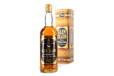 Lot 257 - GLEN ELGIN 12 YEAR OLD WHITE HORSE 1980S 75CL