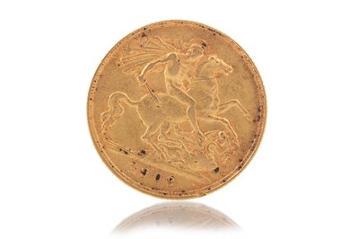 Lot 59 - EDWARD VII GOLD HALF SOVEREIGN