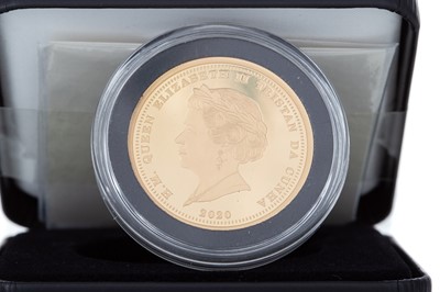 Lot 71 - ELIZABETH II DOUBLE LAUREL GOLD PROOF COIN