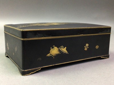 Lot 191 - JAPANESE CHINOISERIE BOX