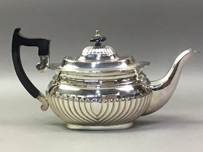 Lot 208 - SILVER PLATED BACHELOR'S TEA SERVICE