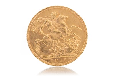 Lot 86 - EDWARD VII GOLD SOVEREIGN