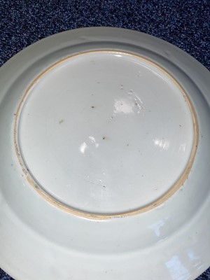 Lot 1047 - TWO 18TH CENTURY CHINESE FAMILLE ROSE PLATES