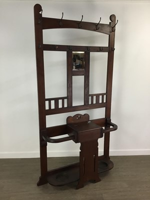 Lot 255 - VICTORIAN MAHOGANY HALL STAND