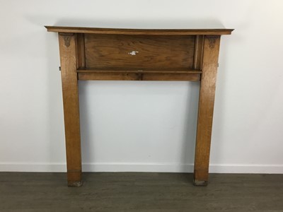 Lot 256 - OAK ARTS AND CRAFTS FIRE SURROUND